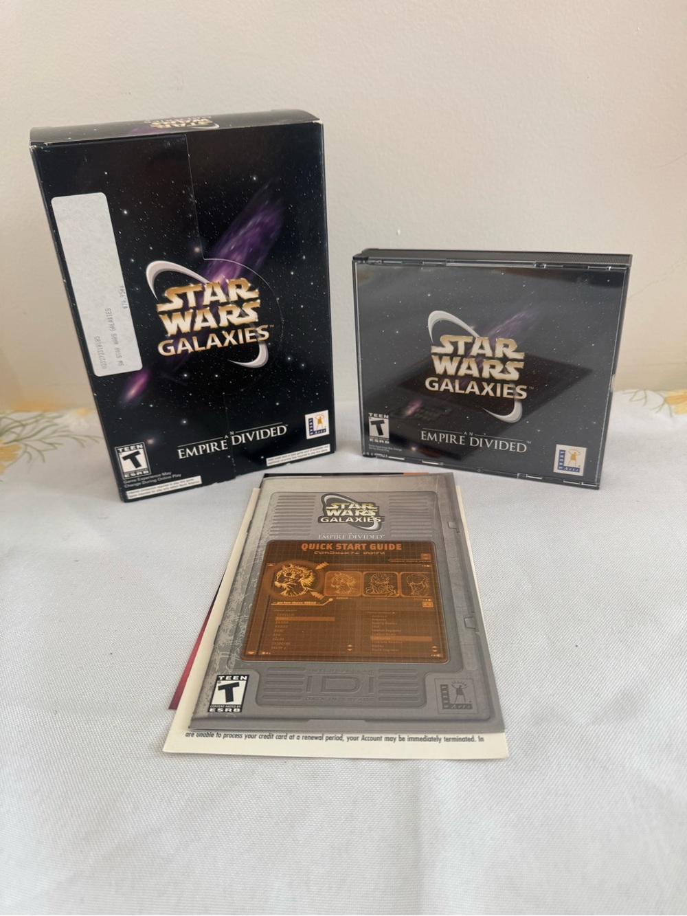 Star Wars Galaxies: An Empire Divided CD-ROM Windows